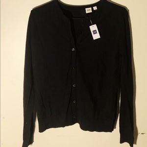 Women’s Gap Black Button Up Sweater NWT - Medium